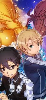 Discover more posts about kirito and eugeo. Iphone Sword Art Online Kirito And Asuna Wallpaper Wallfree