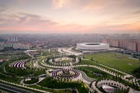 Krasnodar have inaugurated the new reserves team stadium. Park At Krasnodar Stadium Gmp Von Gerkan Marg And Partners Architects Archello