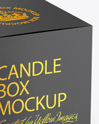 Download Candle W Box Mockup In Packaging Mockups On Yellow Images Object Mockups PSD Mockup Templates
