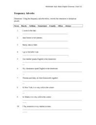 worksheet azar basic english grammar chart 3 2 frequency