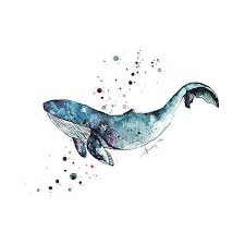Art Print Watercolor Blue Whale Home Decor Ocean Art Print Sea Life Liked On Polyvore Featuring Home Home Decor Wall Art Ocean Art Art Prints Whale Art
