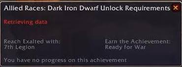 Buy dark iron dwarf allied race unlock from pro players ✓ order now and get your race unlocked tomorrow ⏰ quality proven by 4.9 score on trustpilot. Dark Iron Dwarf Mag Har Orc Unlock Requirements News Icy Veins