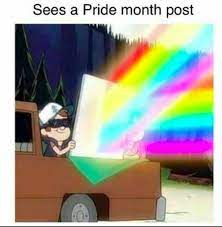Follow me on social media and. Sees A Pride Month Post Pride Reaction Know Your Meme