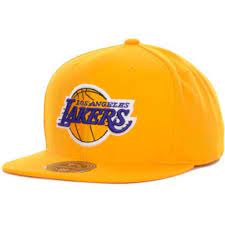 Los Angeles Lakers Fitted Hat Mitchell Ness New With Stickers Nba La Los Angeles Lakers Lakers Hat Nba Hats
