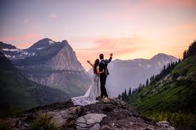 Voted best of knot by local brides! Glacier Park Montana Elopement And Wedding Photographer Adventure Packages Carrie Ann Photography