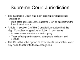 Supreme court is the highest court of appeal and the writs and decrees of supreme court run throughout the country. The Supreme Court The Supreme Court The Supreme