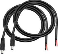 DC Power Pigtails Cable,3FT DC 5.5MM x 2.1MM Male Plug to Bare Wire Open  End Power Wire Supply Repair Cable,16 AWG Barrel Connector Pigtail for CCTV  ...