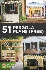 Use the right free pergola gazebo plans and invest in high quality materials to get a professional result and to enhance the look of your backyard. 51 Diy Pergola Plans Ideas You Can Build In Your Garden Free