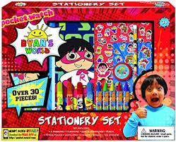 Print and color summer pdf coloring books from primarygames. Amazon Com Ryan S World Coloring Art Set For Boys And Girls With Stickers Pencil Pouch Office Products