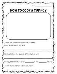 How To Cook A Turkey Freebie Turkey Writing Thanksgiving Writing Thanksgiving Preschool