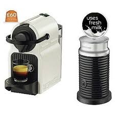 Buy Nespresso Inissia Aeroccino 3 Coffee Machine White At Argos Co Uk Your Online Shop For Coffee Machines Nespresso Home Coffee Machines Coffee Machine