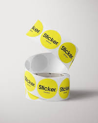 Round Roll Stickers Mockup Set In 2020 Branding Template Packaging Labels Design Branding Mockups