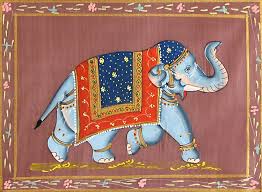 Decorated Elephant Indian Elephant Art Elephant Painting Elephant Art