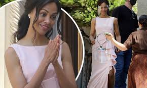 After her performances with the theater group faces, she was in a 1999 episode of law & o. Zoe Saldana Looks Pretty In Pink To Shoot A Wedding Scene For Netflix S From Scratch In Los Angeles Daily Mail Online