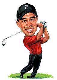 Official facebook account of tiger woods. Tiger Woods By Art Tiger Woods Wood Art Caricature