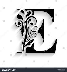 Find the perfect letter e stock photo, image, vector, illustration or 360 image. Letter E Black Flower Alphabet Beautiful Stock Vector Royalty Free 1576645903 Shutterstock