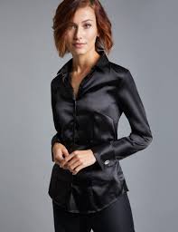 1 out of 5 stars, based on 1 reviews 1 ratings current price $13.77 $ 13. Women S Black Fitted Satin Shirt Double Cuff Black Satin Shirt Satin Shirt Black Satin Blouse