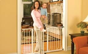 Sold and shipped by skymall. Extra Wide Wide Span Metal Walk Through Pet Gate