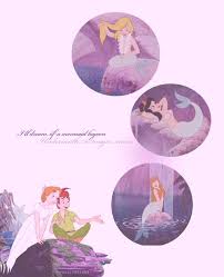I Ll Dream Of A Mermaid Lagoon Underneath A Magic Moon Peter Pan Disney Peter Pan Mermaids Peter Pan And Tinkerbell
