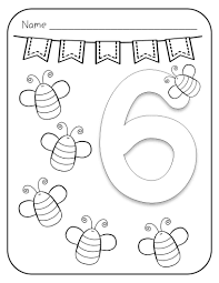 This Product Includes 10 Black And White Number Coloring Pages Each Page Displays A Number And Pictu Coloring Pages Learning Numbers Preschool Letter A Crafts