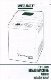 This is a review of an old bread machine that has been in my family for about 15 years or so, that i recently inherited. Welbilt Abm 3900 User Manual