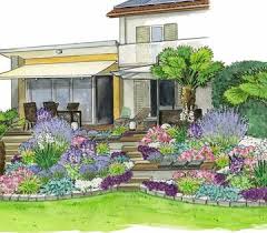 Terrasse Und Sitzplatz Mediterran Gestalten Gartengestaltung Garten Ideen Erhohte Terrasse