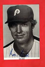 RON REED-PHILADELPHIA PHILLIES AUTOGRAPHED 4X6 GLOSSY TEAM ISSUED PHOTO