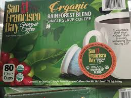 San francisco bay coffee rainforest blend. San Francisco Bay Rainforest Blend 80 Count Organic Coffee Costcochaser
