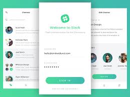 Introducing New Interface For Slack Login Screen Mobile Login Mobile App Messaging App