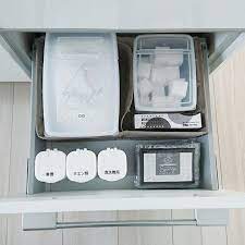 ショコ お気に入りのチェアがある暮らし on instagram 2017 10 8 ボトル詰め替え 食洗機洗剤 クエン酸 重曹などの粉をseria の ドレッシングボトル に詰め替えました pic 1 左下の３つ 食洗機下の引き出し収納に立てて入ります 掃除 掃除