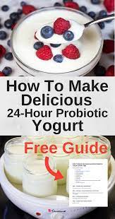 How To Make Delicious 24 Hour Probiotic Yogurt Gluten Free Homestead Recipe Yogurt Recipes Probiotic Yogurt Yogurt Maker