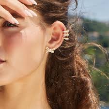 18k Gold Vermeil Bow Earrings