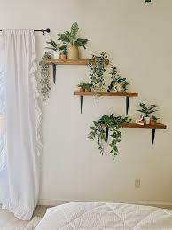 Wall shelf ideas for bedroom. Diy Rustic Wooden Wall Shelves And Shelf Styling Ideas She Gave It A Go