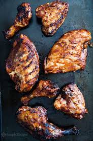 Barbecued Chicken On The Grill Rezept Gegrillte Steak Rezepte Bbq Essen Huhnchenrezepte