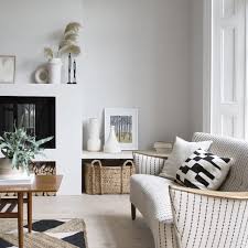 White Paint Decorating With Shades Of