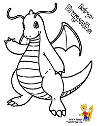 Don't fear the big dragon, read more! Pokemon Dragonite Coloring Pages Through The Thousands Of Photos On The Web Regarding Pokemon Pokemon Coloring Pages Pokemon Coloring Cartoon Coloring Pages