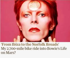 Househunting with David Bowie — A BIKE RIDE WITH DAVID BOWIE