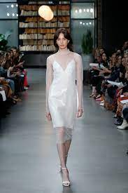 Shift dresses need not be reserved for just any old day. Lw131 Layered Shift Dress Little White Dresses Dresses Wedding Dress Trends