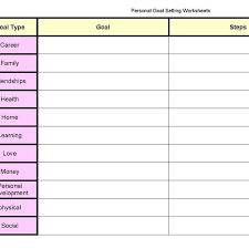 Measurable, attainable, relevant, and timebound. Stylish Goal Setting Worksheets To Print Pdf Free