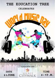 Upload your own images, and even fonts, all for free! World Music Day Du Beat
