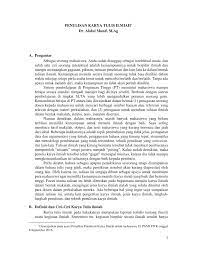 Pdf Penulisan Karya Tulis Ilmiah