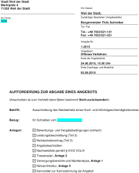 Sie wird mit dem anschreiben zum angebot erfüllt bzw. Aufforderung Zur Abgabe Eines Angebots Pdf Kostenfreier Download