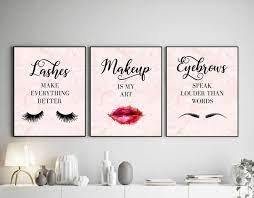 Bedroom Prints Beauty Wall Art Vanity Decor You Are Like Really Pretty Pink Wall Art Girly Prints Girls Room Decor Lashes Print Lips 19 Eyelash Decor Makeup Print Salon Decor