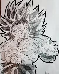 Doragon bōru) is a japanese media franchise created by akira toriyama in 1984. Dbs Broly Pencil Drawing Framed Limit Break Of Evolution Drawings Illustration People Figures Animation Anime Comics Anime Artpal