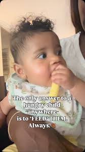 Feed the babies. There is nothing political about feeding BABIES. FEED.  THEM.