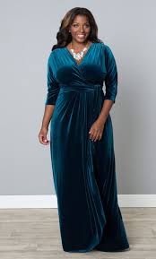 Go Formal But Comfortable In Our Plus Size Velvet Luxe Wrap Dress Www Kiyonna Com Kiyonnaplusyou Velvet Dress Plus Size Plus Size Gowns Plus Size Dresses