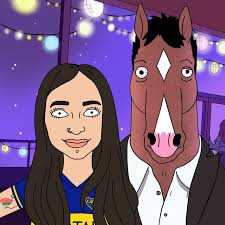 Horseman style family portrait in oil paint