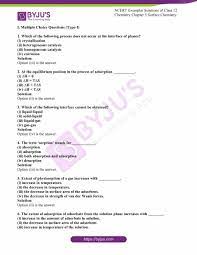 Two aspects that can be addressed in consideration of adsorption process: Ncert Exemplar Class 12 Chemistry Solutions Chapter 12 Surface Chemistry Solutions Click For Free Pdf