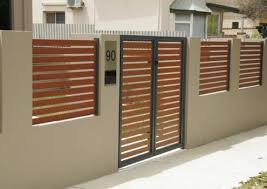 Pagar teras minimalis dari kayu. Model Pagar Kayu Minimalis Horizontal Dengan Rangka Beton Rumah Pagar Kayu Desain Pagar