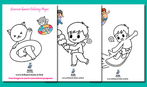 The coloring pages can be free printable with white and black pictures, drawings. Free Printable Summer Kawaii Coloring Pages For Kids Kids Activities